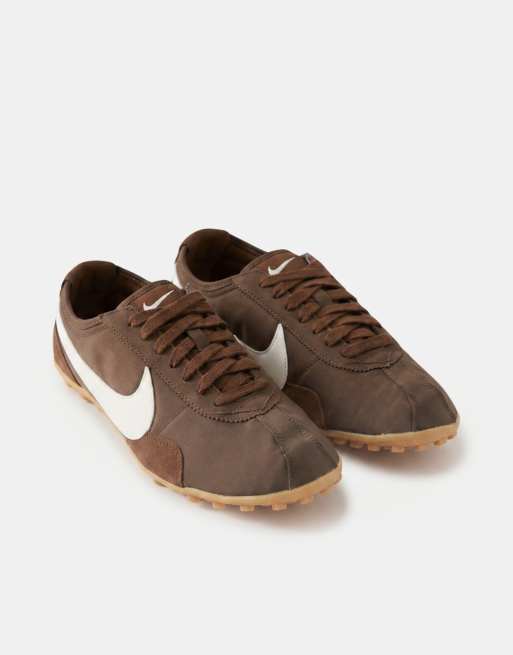 Nike Moon Shoe trainers in brown and white, 4 of 5