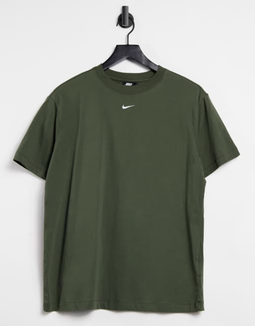 Nike MOVE TO ZERO essential boyfriend tshirt in khaki ASOS
