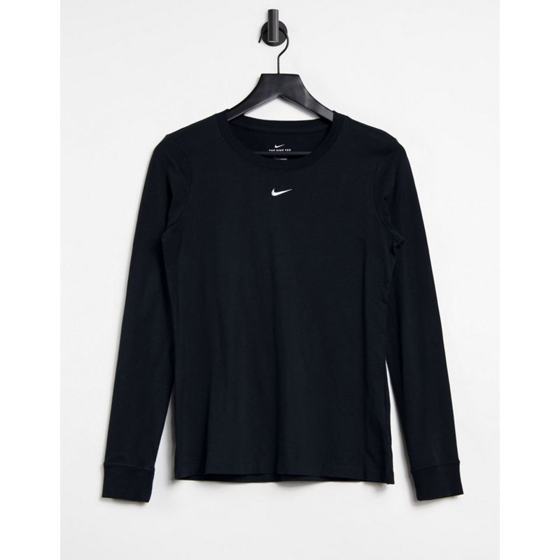 Top Donna Nike - MOVE TO ZERO - T-shirt nera a maniche lunghe