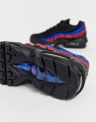 nike multi animal print air max 95 trainers