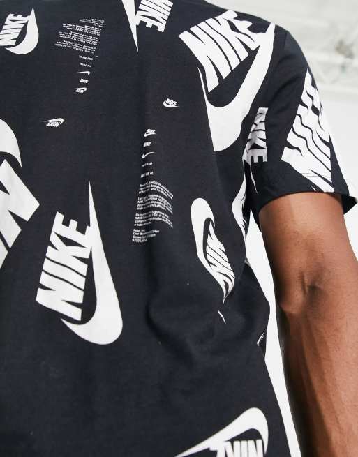 Nike Multi Futura graphic t-shirt in black