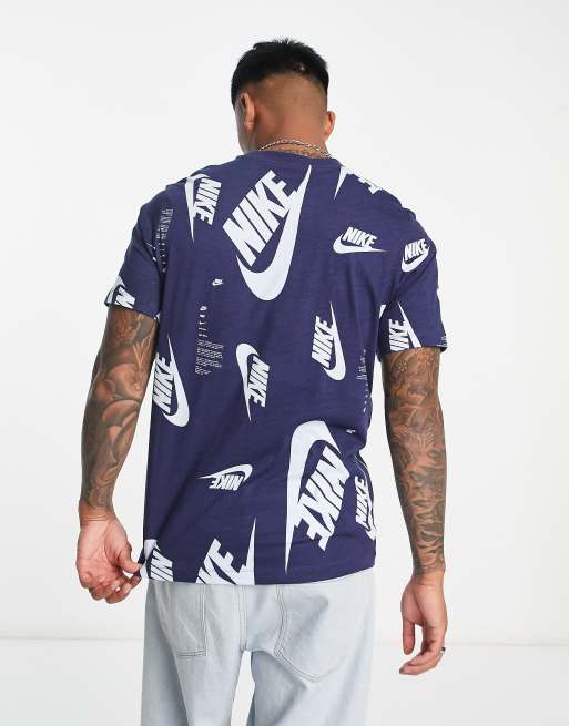 Nike sweatshirt in cheap all over futura print