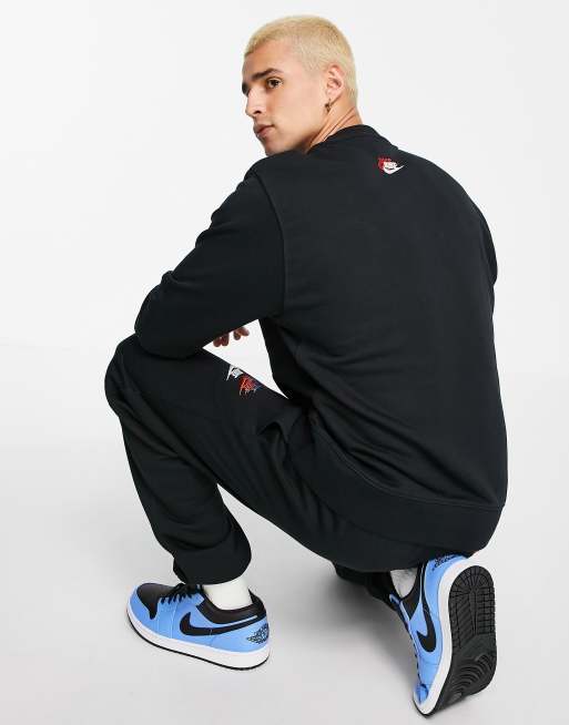 Nike sweatshirt in on sale all over futura print