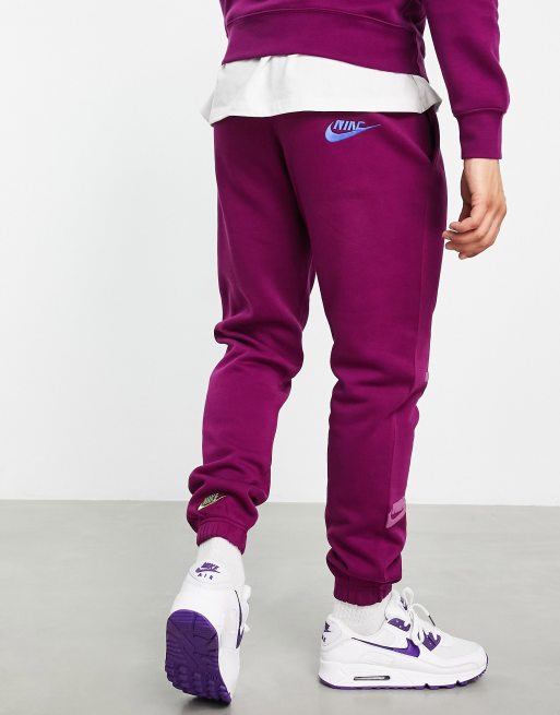 Nike oversized sweatpants in purple, ASOS