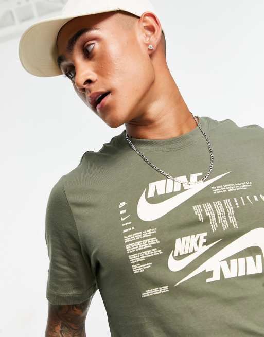 Olive nike deals t shirt