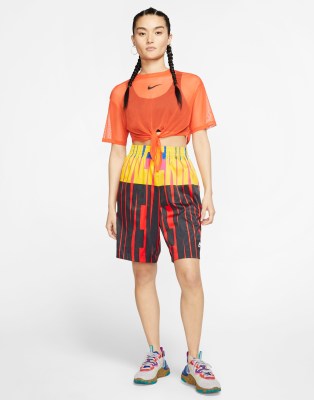 nike longline shorts