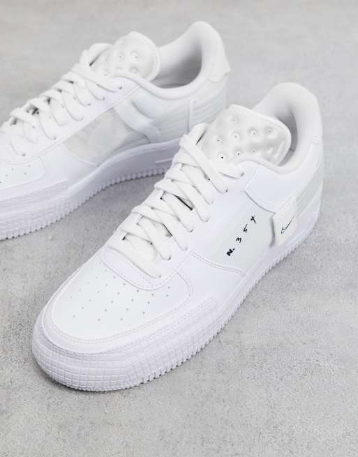 N. 354 Air Force 1 Type in triple white | ASOS