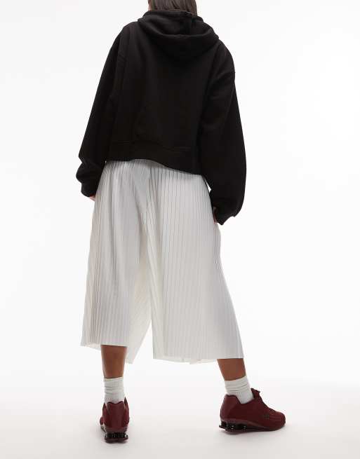 Nike – Naturvita, plisserade culotte-byxor med medelhög midja, 3 av 5