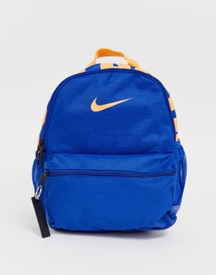 Nike navy blue just do it mini backpack 