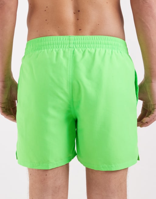 Nike - Neongrønne 5-tommer-badeshorts i volley-stil, 5 af 5