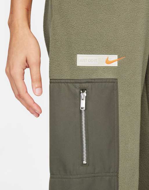 Nike New City Utility sweatpants in khaki green