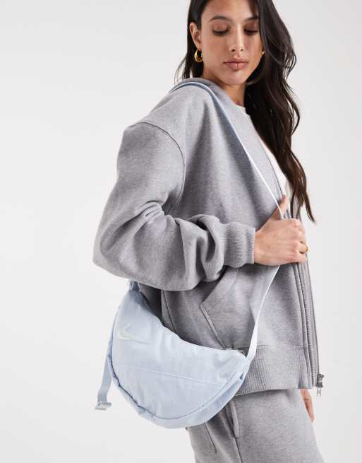 Nike – Niebieska torebka crossbody ze zdobionym logo Swoosh , 4 z 4