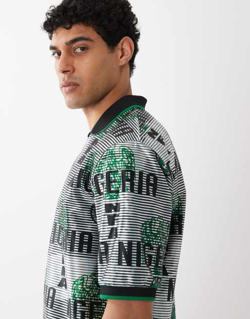 Nike Nigeria World Cup Energy short sleeve top in green, 4 of 5
