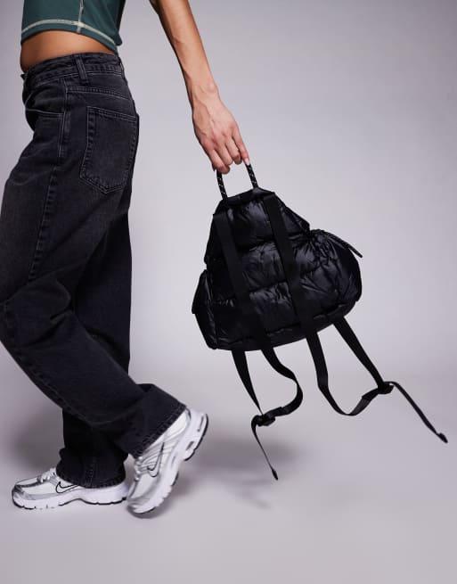 Nike NSW puffer backpack in black