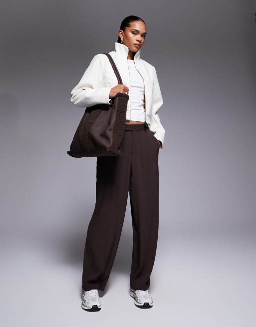 Nike NSW tailored jacket in off white | ASOS