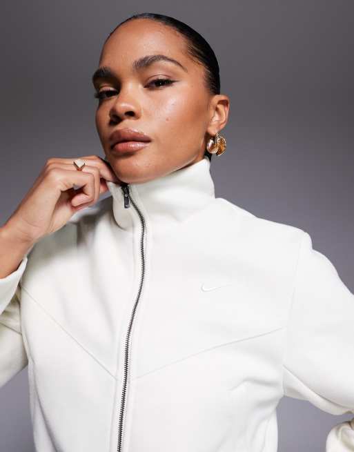 Nike NSW tailored jacket in off white | ASOS