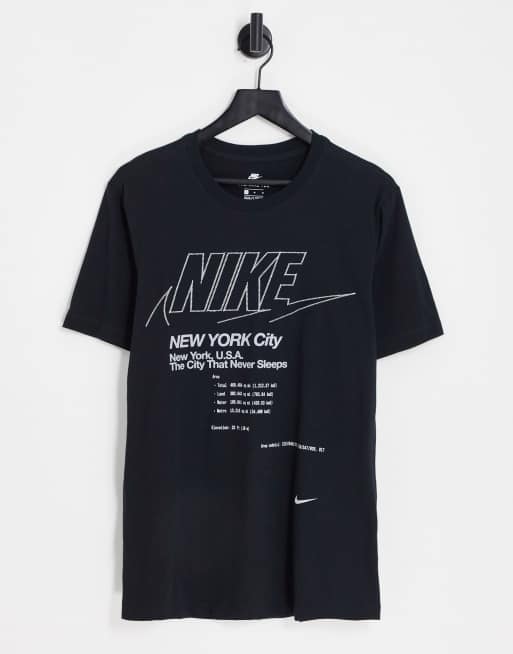 Nike NYC City t shirt in black