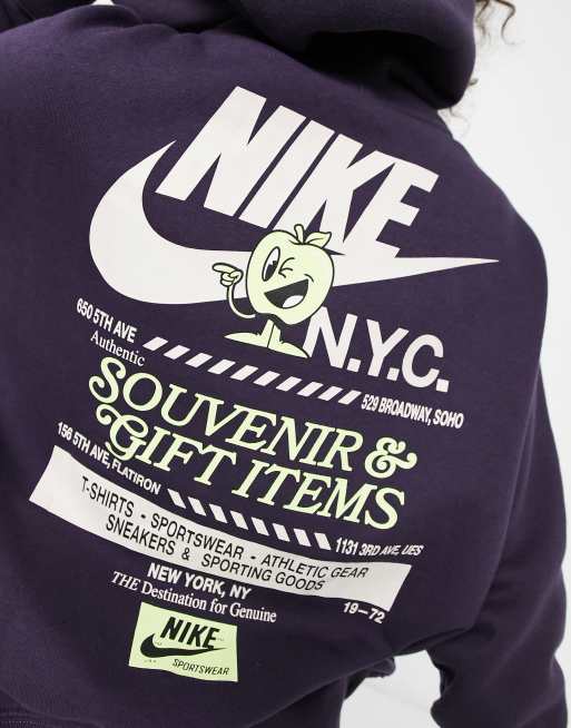 Nike NYC Souvenir hoodie in cave purple | ASOS
