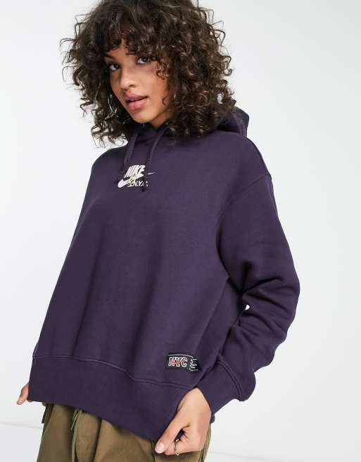 Nike NYC Souvenir hoodie in cave purple | ASOS