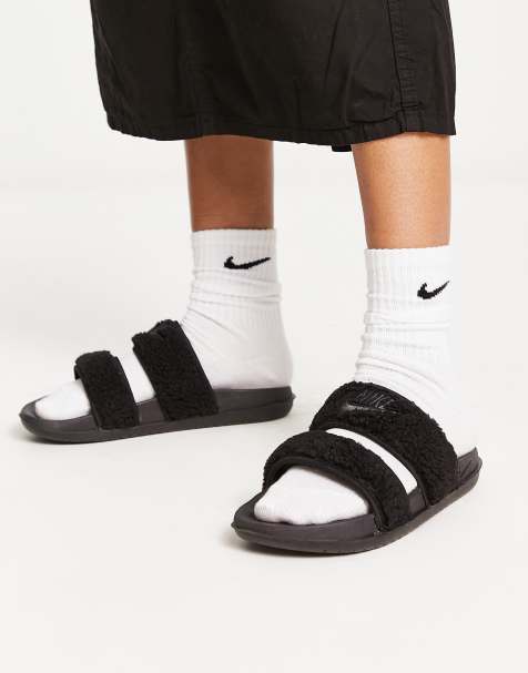 Sparkly hot sale nike slides