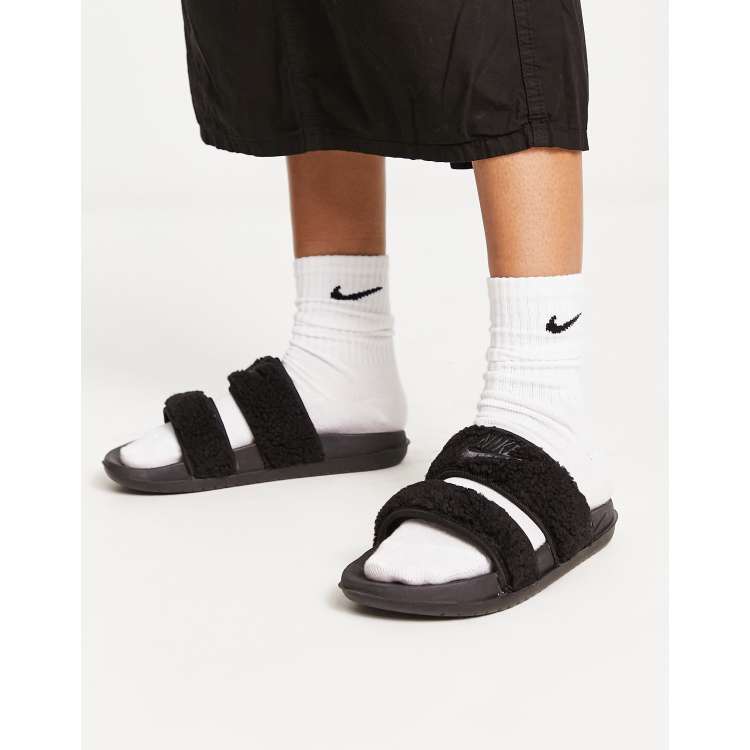 Nike Off Court Duo slides in black ASOS