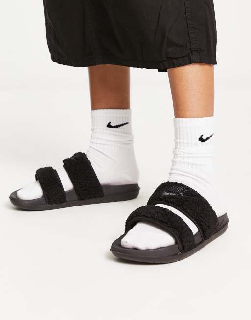 Nike Off Court Duo slides in black ASOS