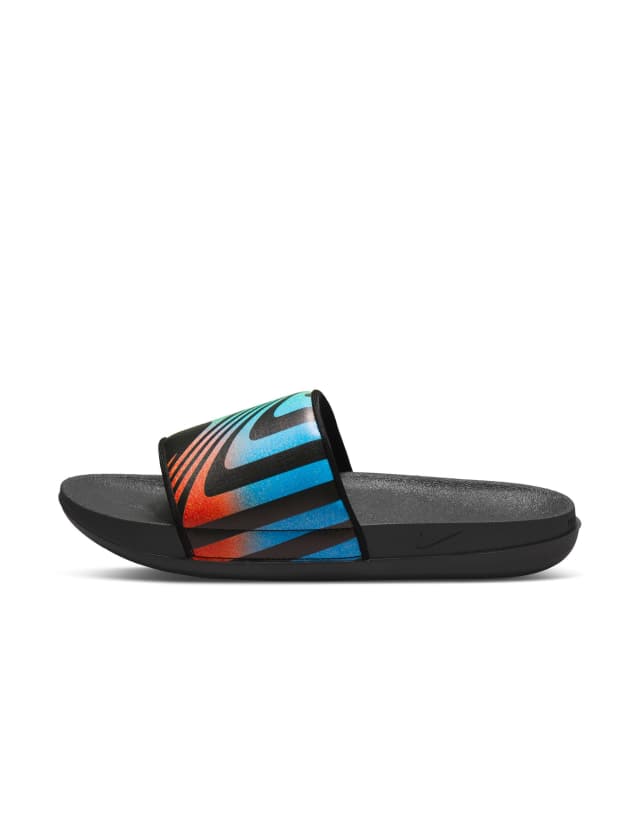 Nike Offcourt A.I.R. sliders in black/multi