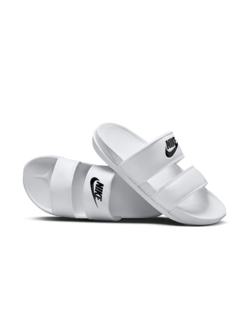 Nike Offcourt Duo slides in white ASOS