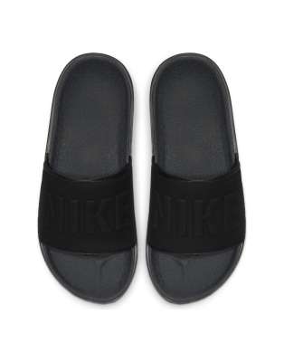 black sliders nike