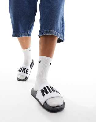 Nike Offcourt Sneakers In Black And White-gray In Gray