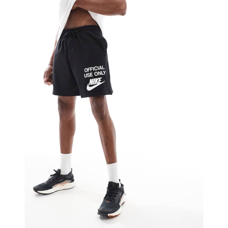 確実正規品 関税送料込み Nike Short Pants ナイキ shorts Nike Men's Woven Utility Shorts in Black/White Nike