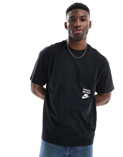 Nike "Official Use Only" graphic T-shirt in black