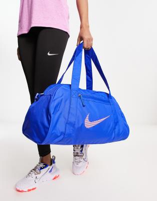 Nike One club duffle gym holdall bag in blue and pink - ASOS Price Checker
