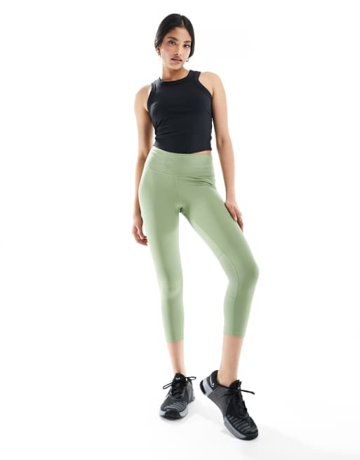 Nike One Dri-Fit tight cropped tank top in black, 4 of 4