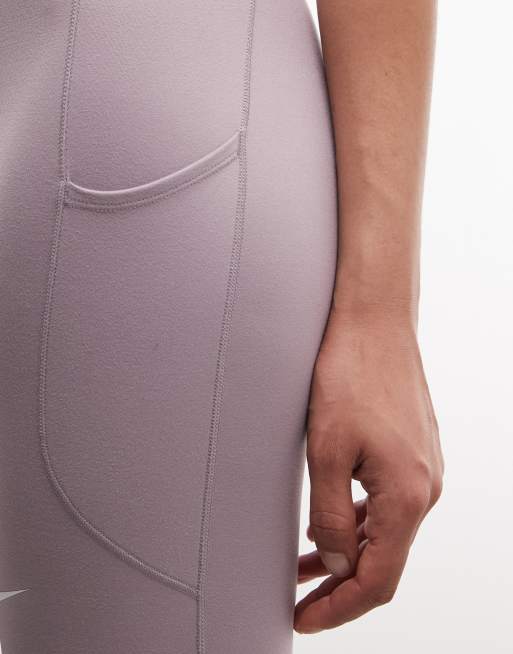 Nike One high rise 7/8 leggings in gray , 4 of 5