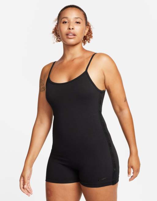 Black nike best sale one piece