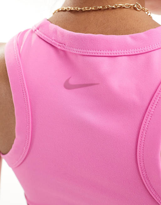 Nike One Training Débardeur moulant en tissu Dri-FIT Rose