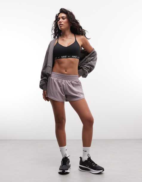 Nike One Training Dri-FIT 3-inch shorts in lilac - view 1