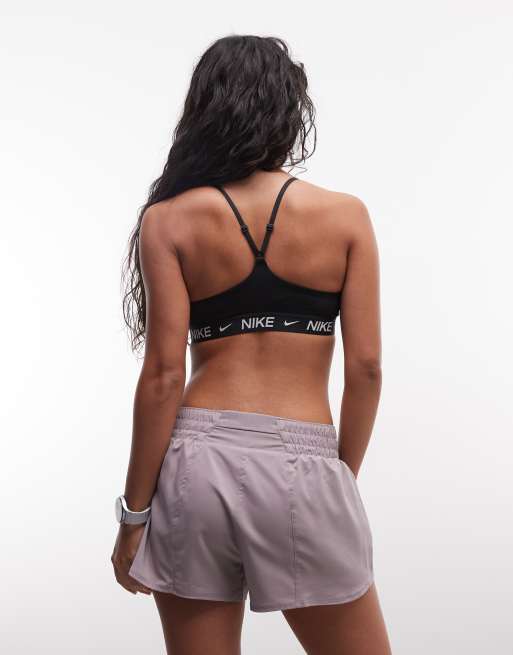 Nike One Training Dri-FIT 3-inch shorts in lilac, 4 of 5