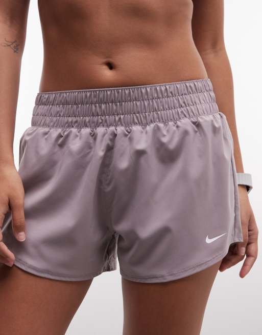 Nike One Training Dri-FIT 3-inch shorts in lilac, 5 of 5