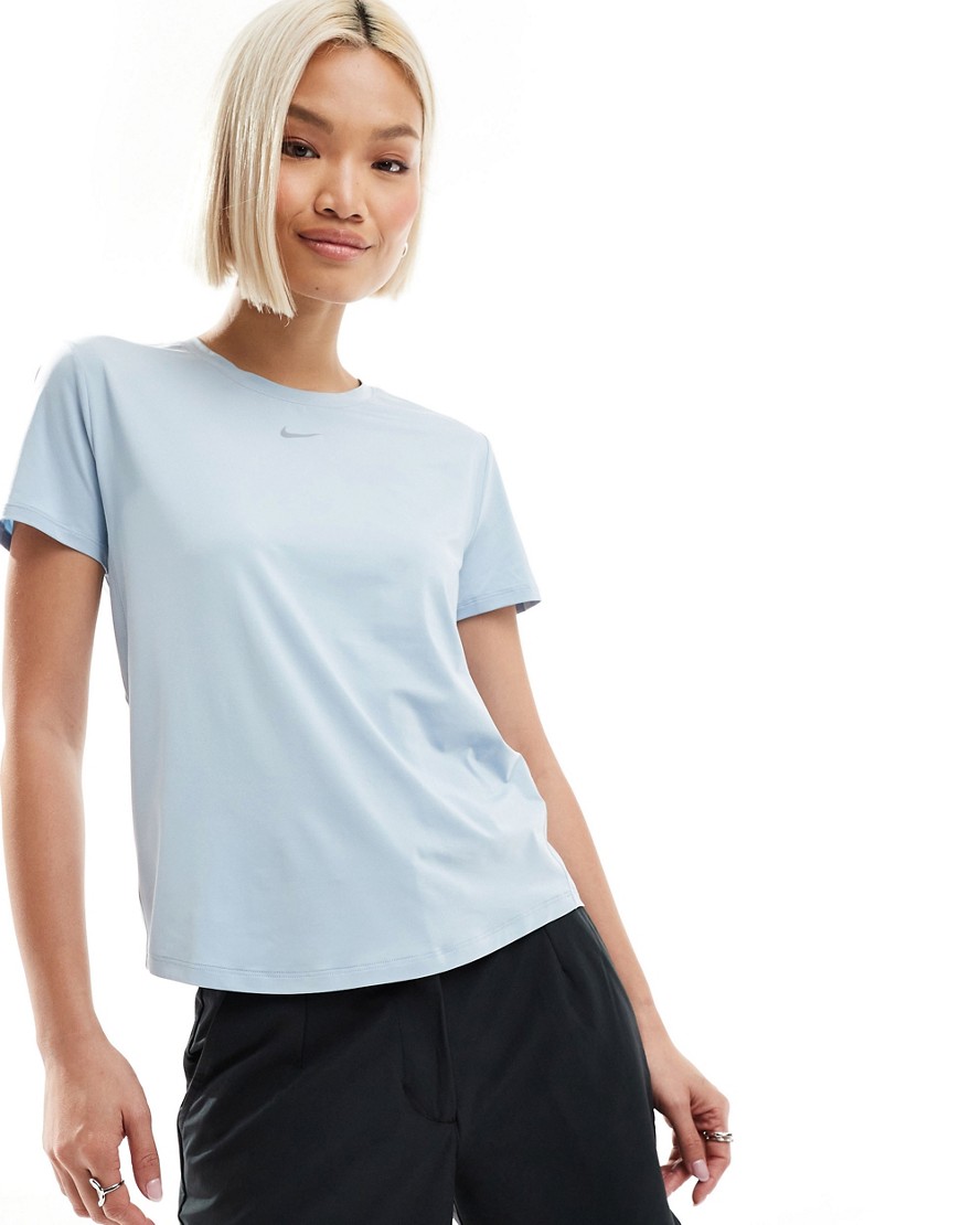 Nike One Training Dri-Fit classic t-shirt in armory blue