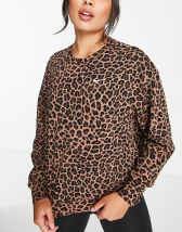 Nike leopard print online jumper