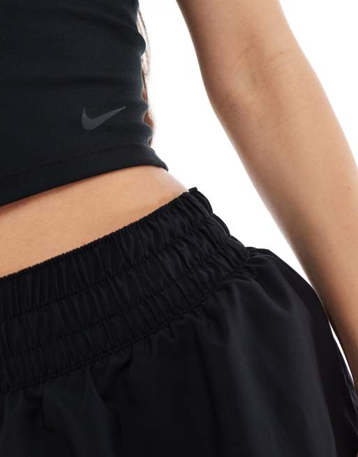Nike One Training Dri-FIT fiited tank in black, 3 of 4