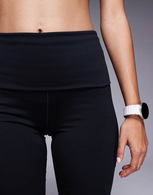 Nike One Training Dri-FIT foldover pants in black, 4 of 5