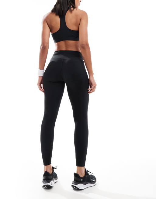 Nike One Training Dri-FIT full length leggings in black, 2 of 5