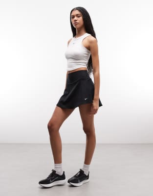Nike One Training Dri-fit High Rise Skirt In Multi