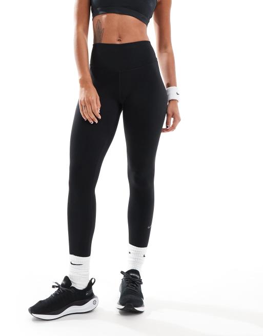 Nike One Training - Dri-FIT - Lange legging in zwart, 4 van 5