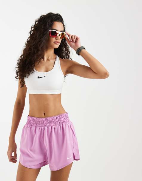 Nike One Training – Dri-FIT – Rosa 2-i-1-träningsshorts på 3 tum med hög midja - view 1