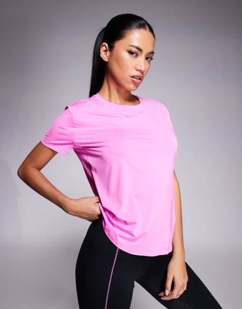 Nike One Training Dri-FIT T-shirt in pink - view 1