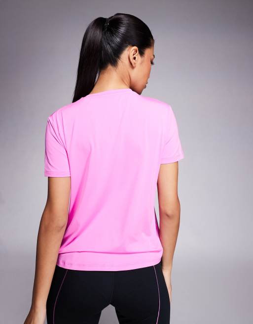 Nike One Training Dri-FIT T-shirt in pink, 4 of 4